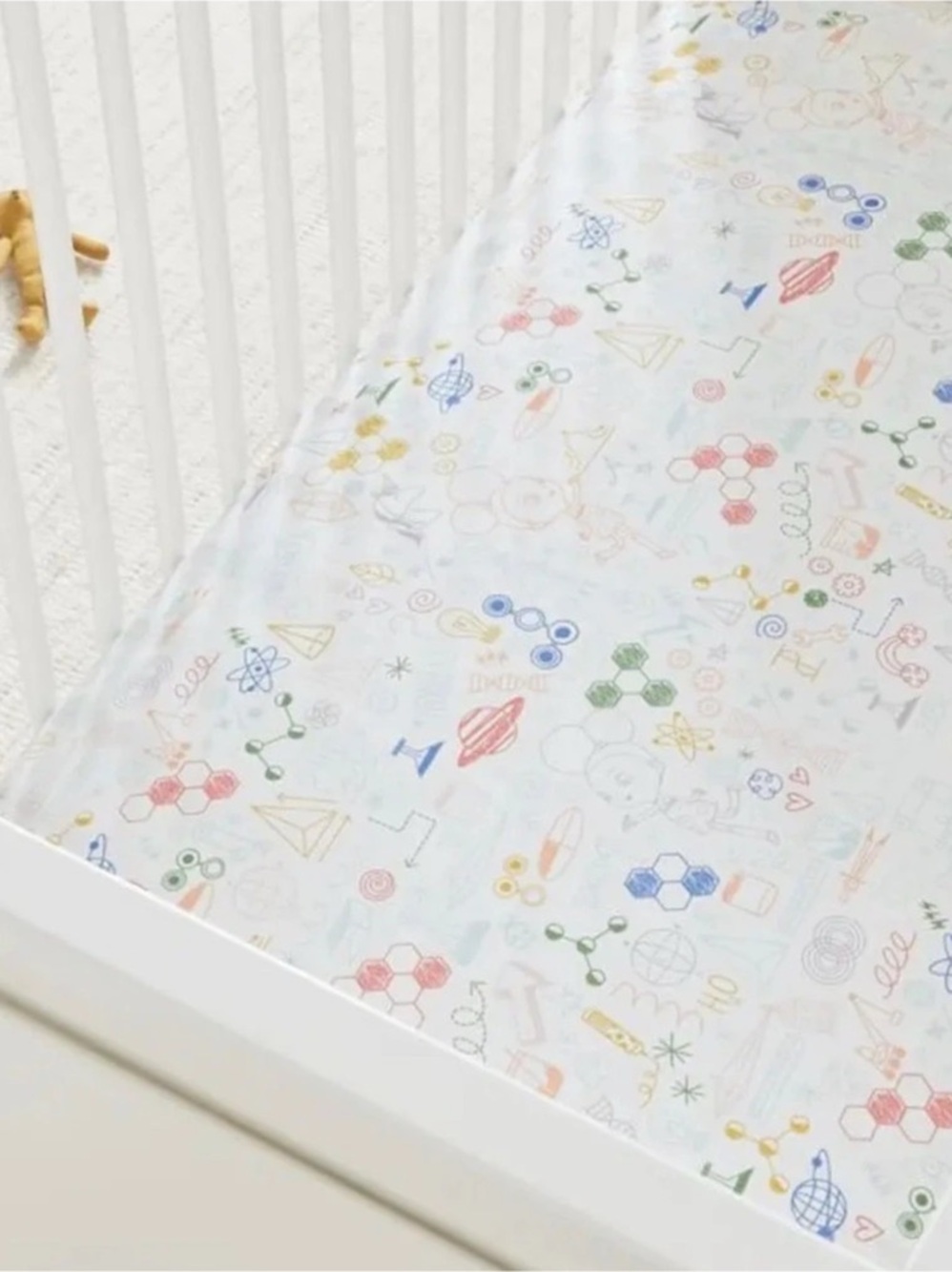 Ada Twist Doodle Crib Fitted Sheet